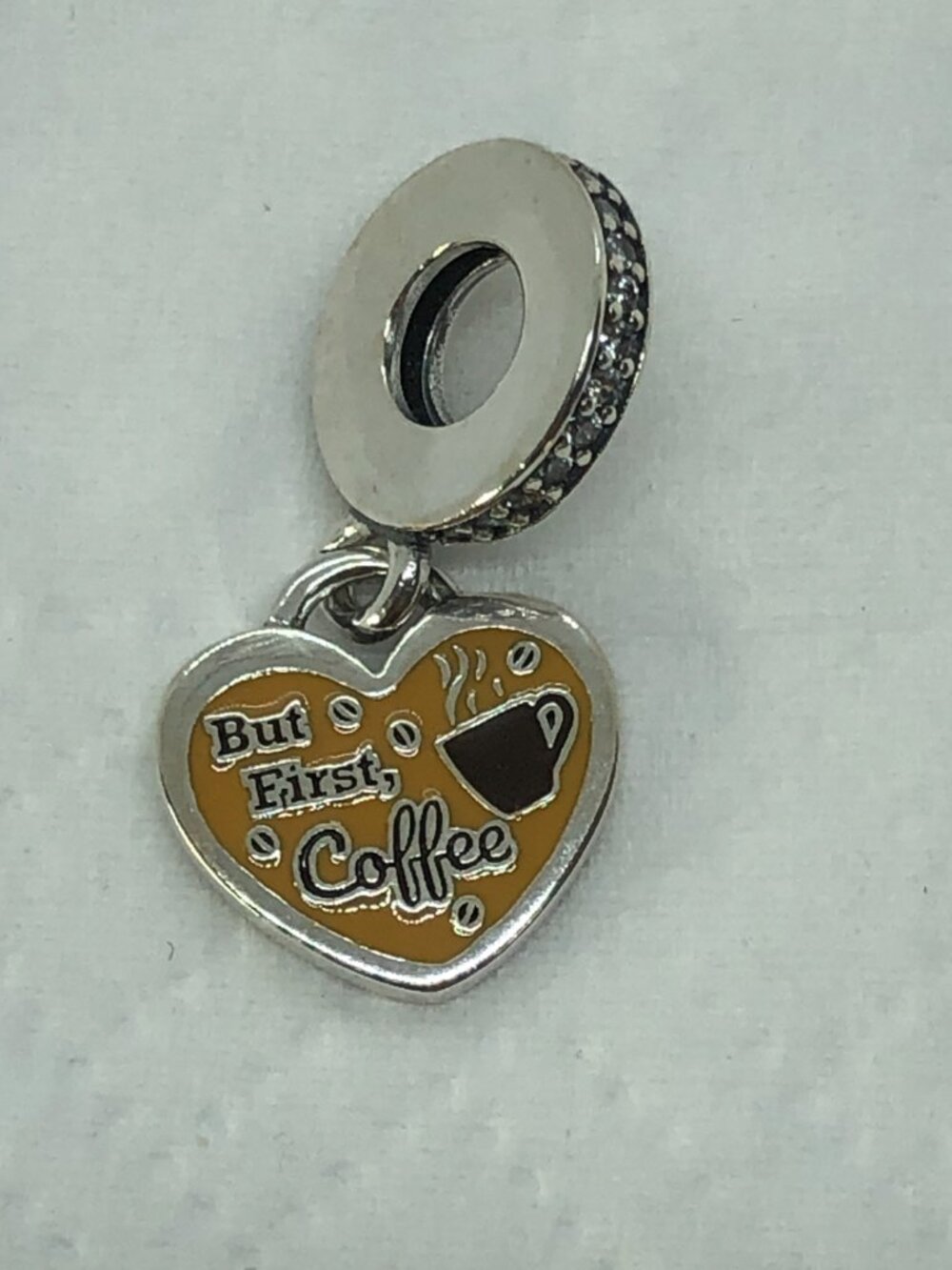 ✨ ✨Pandora But First Coffee Dangle Charm